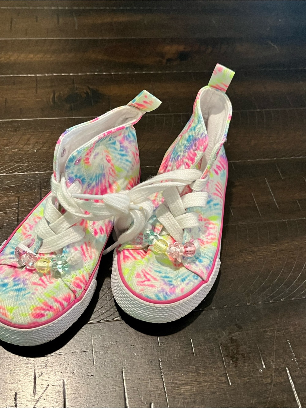 Children’s Place Tye Dye Sneakers size 9 kids Toddlers hi-Top